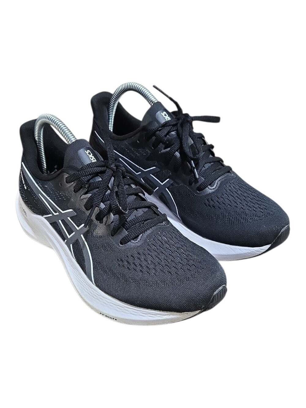 Asics GT-2000 12 Women's Running Shoes in Black and White Size 8